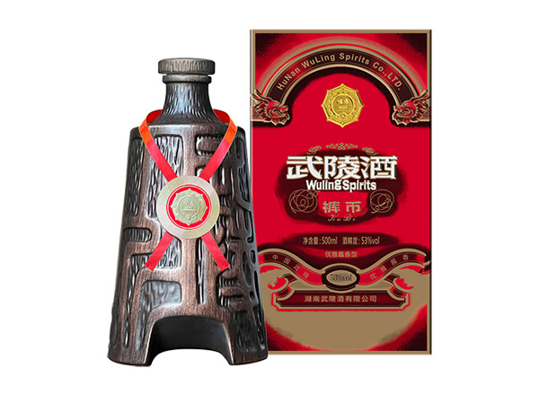 沈阳回收武陵酒裤币53度酱香型白酒500ml/1L礼盒装裤币武陵酒收购