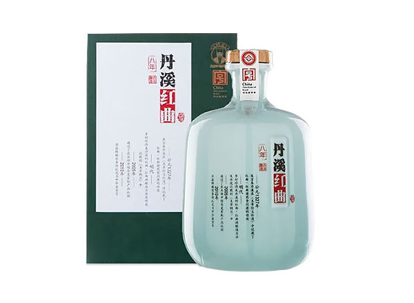沈阳丹溪黄酒回收丹溪8年红曲黄酒750mL 2瓶礼盒装
