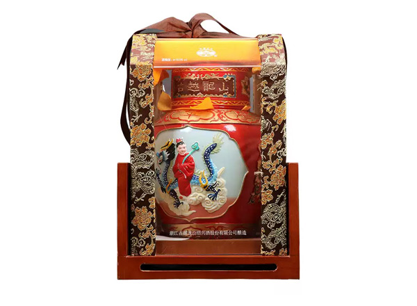 沈阳古越龙山黄酒回收古越龙山状元及第二十年陈酿2.5L工艺浮雕黄酒
