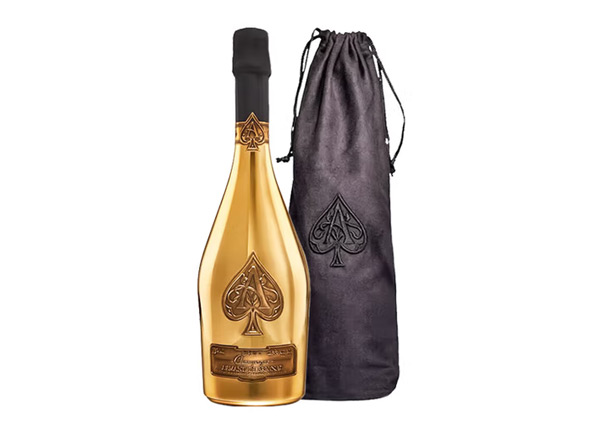 沈阳黑桃A香槟回收黑桃A黄金香槟金色瓶Armand de Brignac Brut