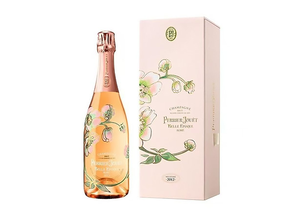 沈阳回收巴黎之花美丽时光桃红年份香槟礼盒装Perrier-Jouët Belle Epoque Rosé行情价格