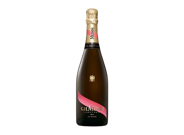 沈阳回收玛姆红带风尚版桃红香槟起泡酒 G.H. Mumm Le Rosé Brut